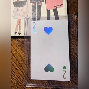 🔥RARE🔥 Dior Collectors JOY Playing Card—2 of hearts ❤️